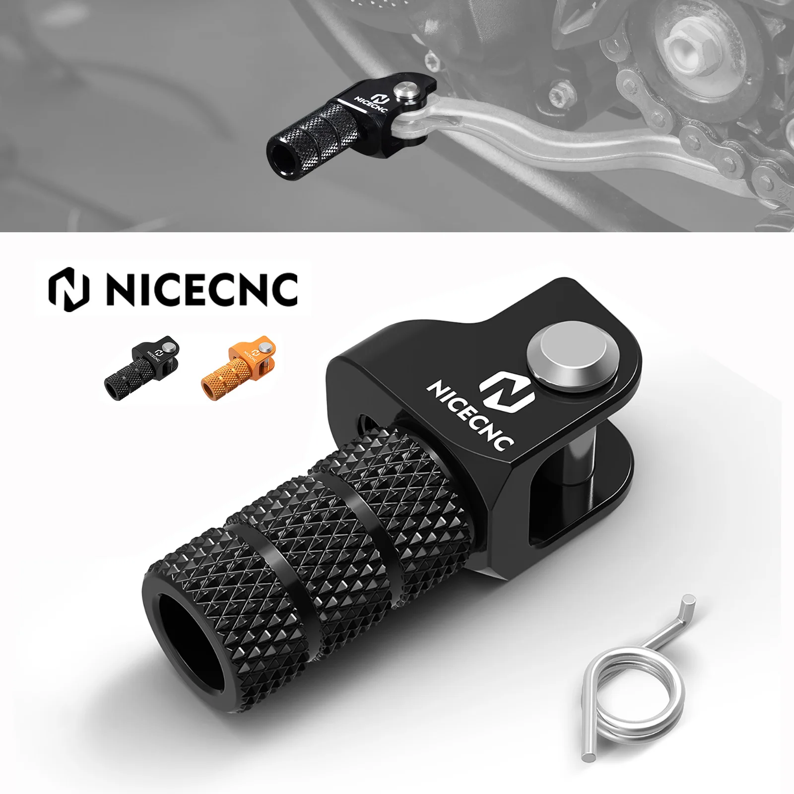 

For KTM 690 Enduro R 690 SMC R 2009-2024 990 SMT 950 990 Adventure S R Supermoto SMR SMT 04-14 Adjustable Gear Shift Lever Tip