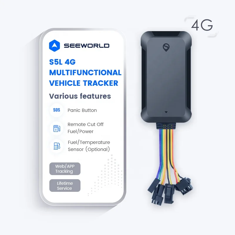 

GPS Smart Live Position Tracker Remote Engine Cut Temperature Monitoring Tracking Locator Devices GSM GLONASS Mode Viewable PC