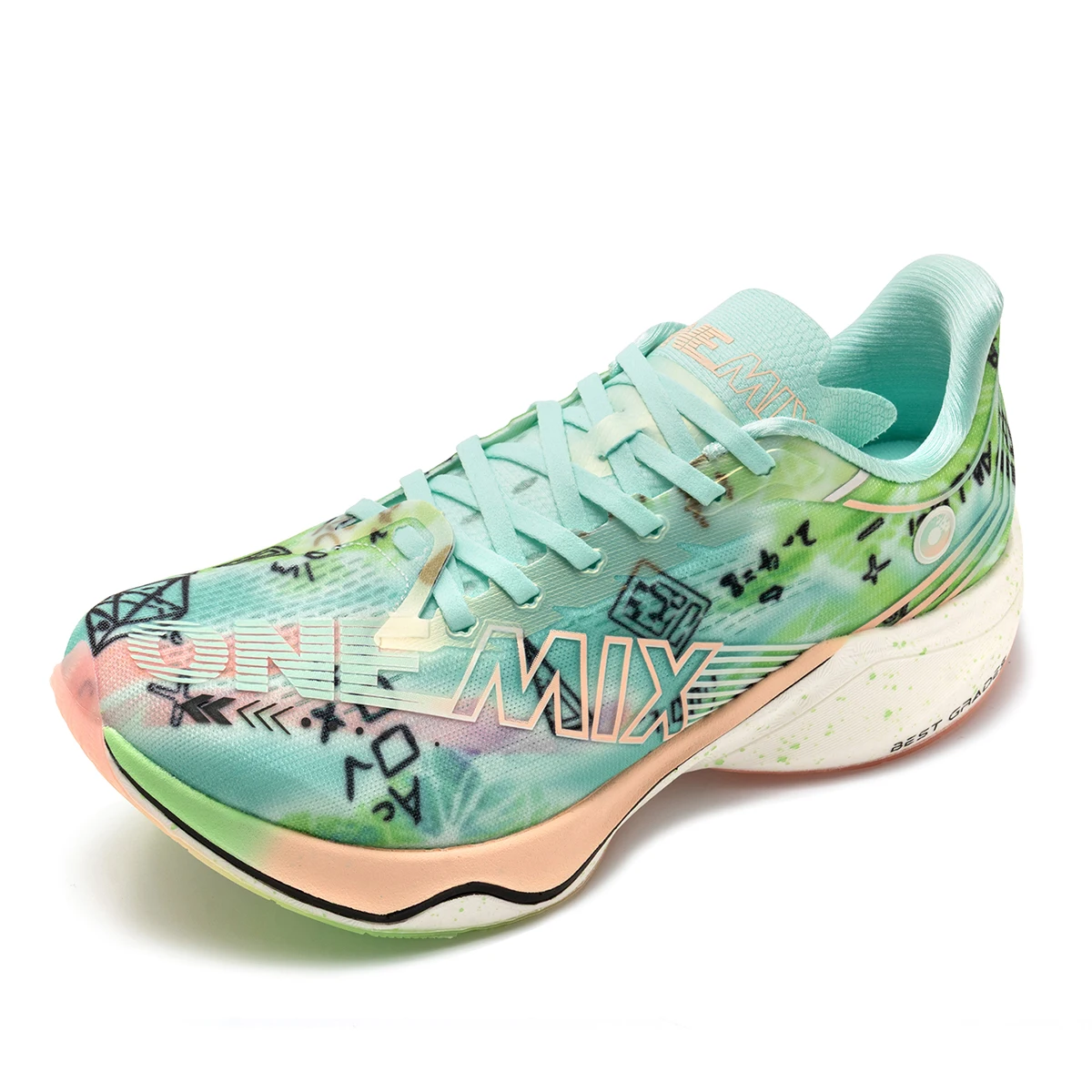 ONEMIX Nylon Carbon Plate Renn- und Trainingsschuhe für Herren mit vollständiger Stoßdämpfung, Sport-Carbon-Platte Laufschuhe – Detail 17
