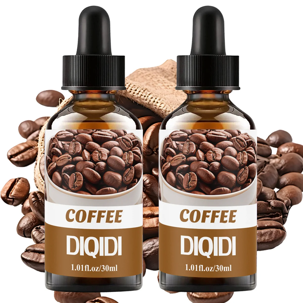 مجموعة زيوت القهوة العطرية المكونة من قطعتين، زيت عطري لعيد الميلاد، زيت عطري منزلي للعلاج العطري، موزع، مرطب، عطر السيارة #1