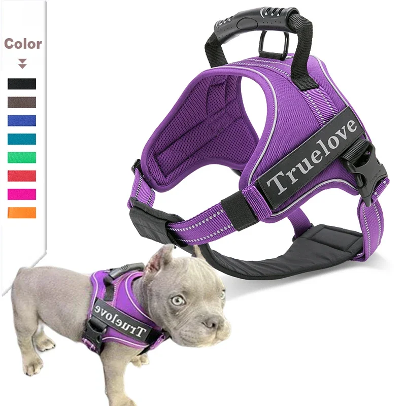 Winhyepet Dog Car Vest Harness Traveling Straps Reflectiv Light Comfort Padding Back-clip XXL Chest For Small Dogs,Large Dogs