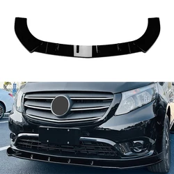 For Mercedes Benz Vito W447 V220 V250 V260 2016-2023 Front Bumper Spoiler Lip Lower Body Kit Diffuser Splitter Tuning Guard