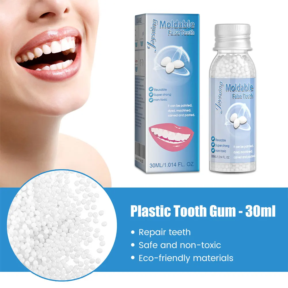 Temporary Tooth Repair Beads Missing Broken Teeth Filling Material False Teeth Solid Glue Resin Denture Beauty Tools Dropship