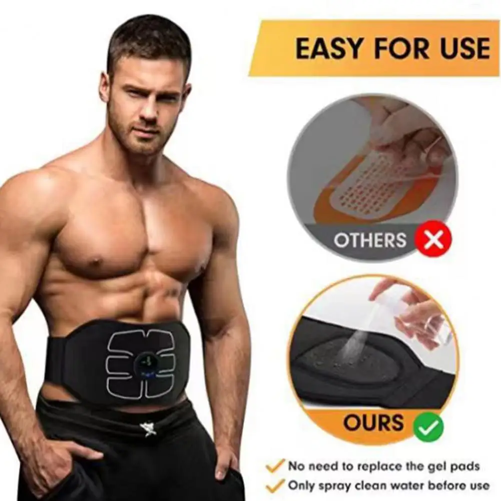 Pulse Abdominal Toner Electronic Muscle Stimulator for Home Gym Workout Abdominal Toning Belt Abs for Men for Effective