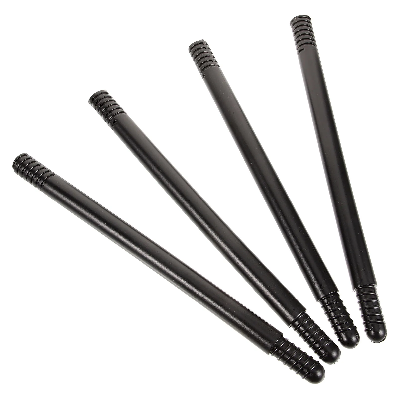 

4pcs Replacement Plastic Broom Rods For Cosplay Party Decor Witch Accessories Broom Pole Thread Design Secure Fit