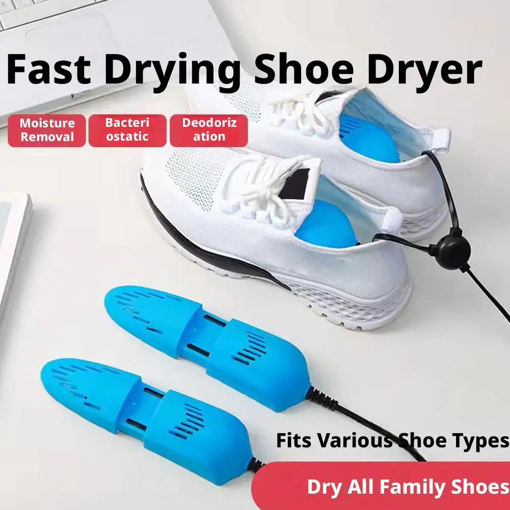 Household Portable Electric Timed Shoe Dryer Dehumidification with Heat And UV Light Foot Warmer Dehumidifier for Household Use