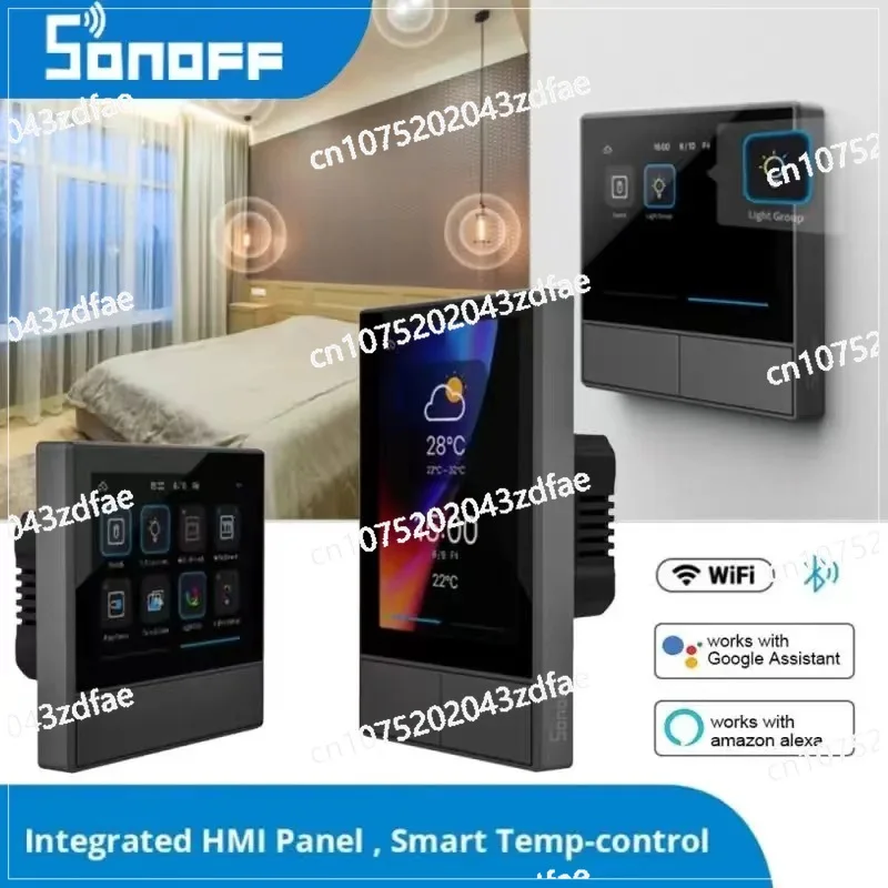 WiFi intelligent scene switch thermostat temperature all-in-one control touch screen