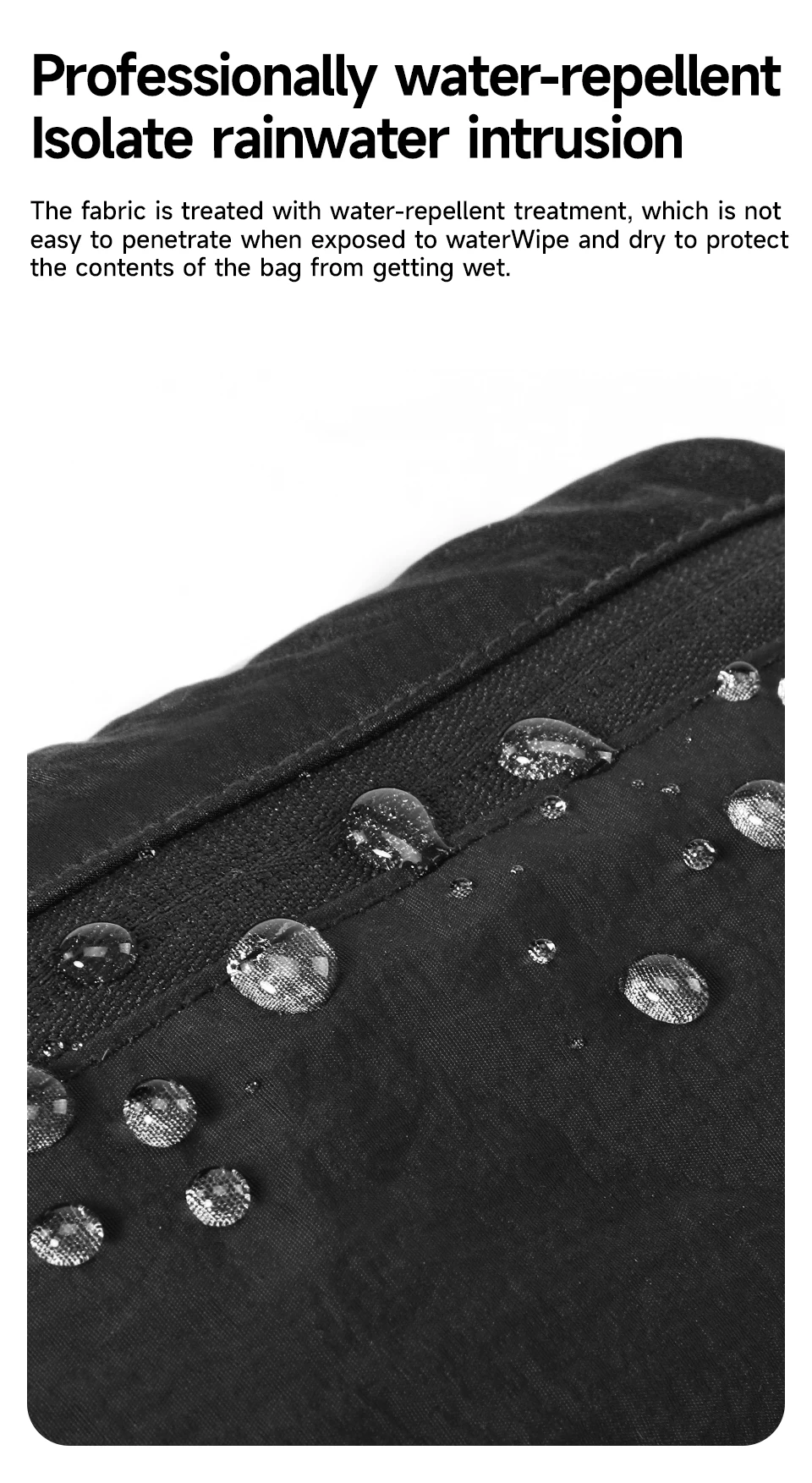 Tigernu Neue leichte Umhängetasche für Herren, wasserabweisende Hüfttasche, Mehrzweck-Schultertasche für Herren – Detail 7