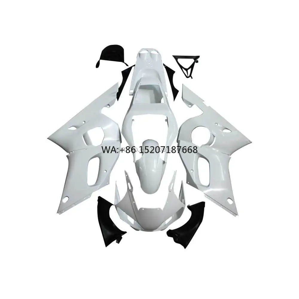 Motorcycle Unpainted Fairing Kit for Yamaha YZF R6 YZFR6 1998-2002 2001 2000 1999 YZF-R6 98-02 Bodywork Fairings Injection Mold