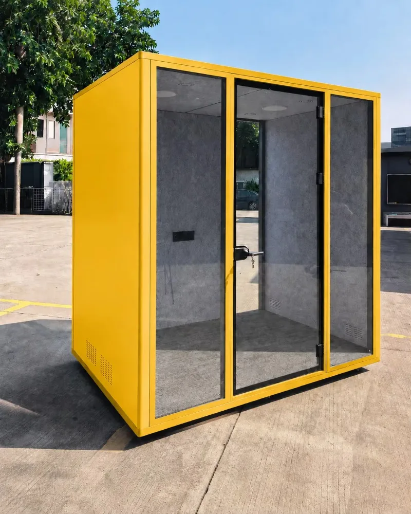 Movable Soundproof Pods Office Phone Booths Privacy Booths Modern Office Silent Booth Office Pod Privacy Pod Silent Cabin