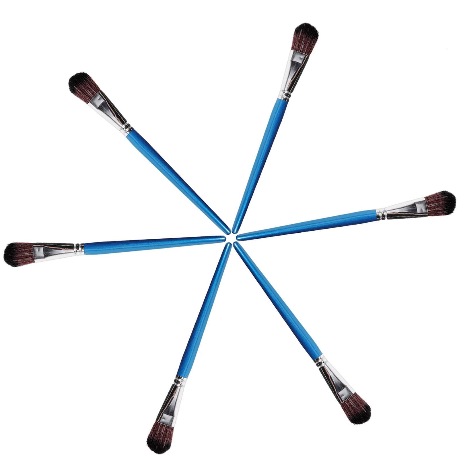 

6Pcs Painting Brush Set Nylon Bristle for Watercolor Acrylic Oil Painting Fine Line Drawing Portable Lightweight Precision