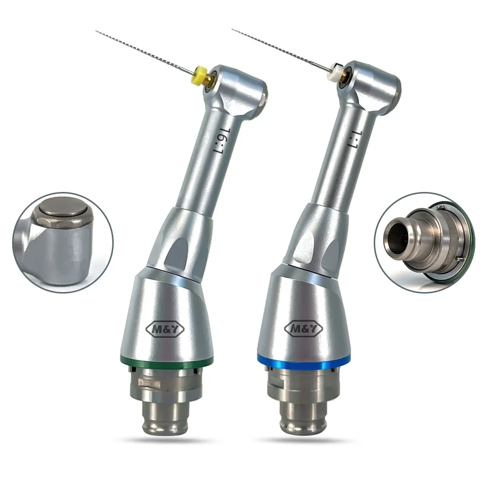 Dental Contra Angle Handpiece Electric Endo Motor Head Engine File Rotor 1:1 16: 1 Reduction Push Button den tistry Equipment