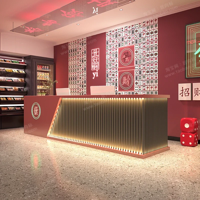 

Reception Desks At The Trendy Noodle Shop Nordic Luxury Design Restaurant Counter Hostel Atril Office Furniture Mottakestol FYRD