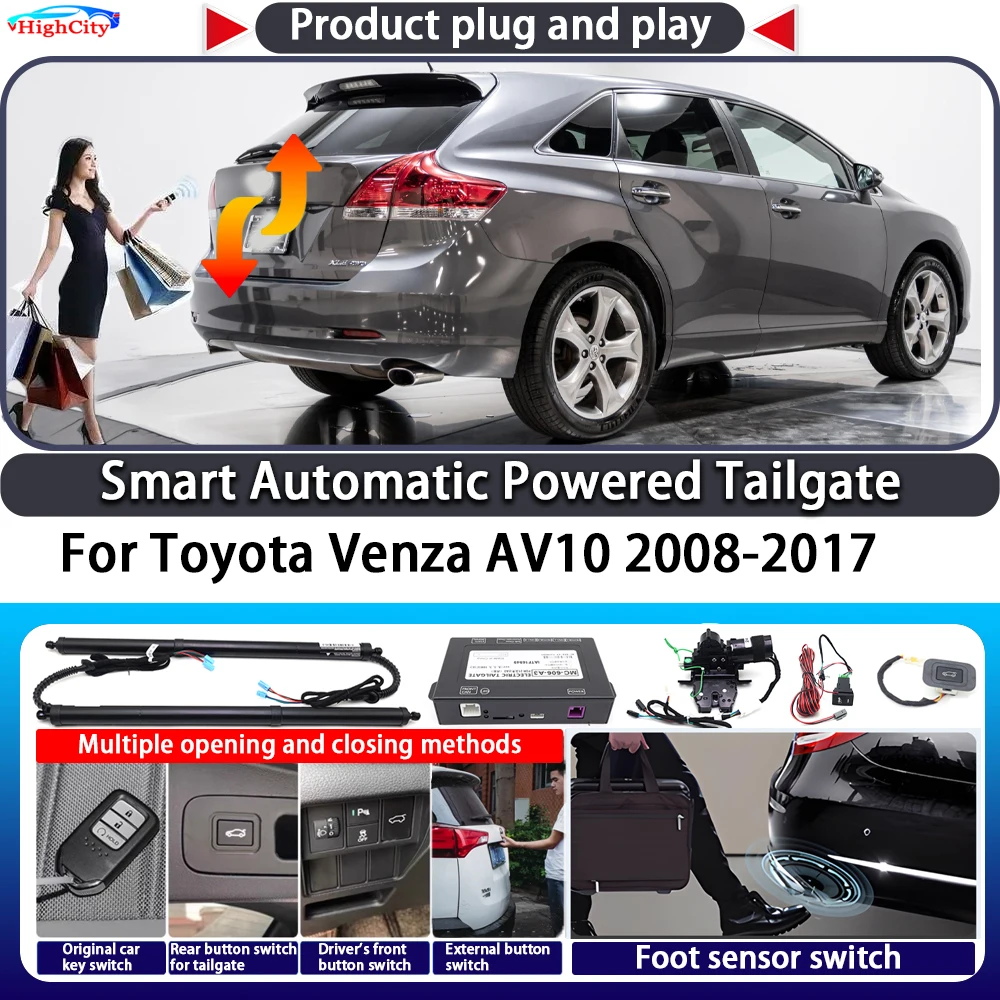 

For Toyota Venza AV10 2008-2017 OEM Smart Automatic Powered Tailgate Key Control Trunk Lift Close Kit Electric Power Tailgate