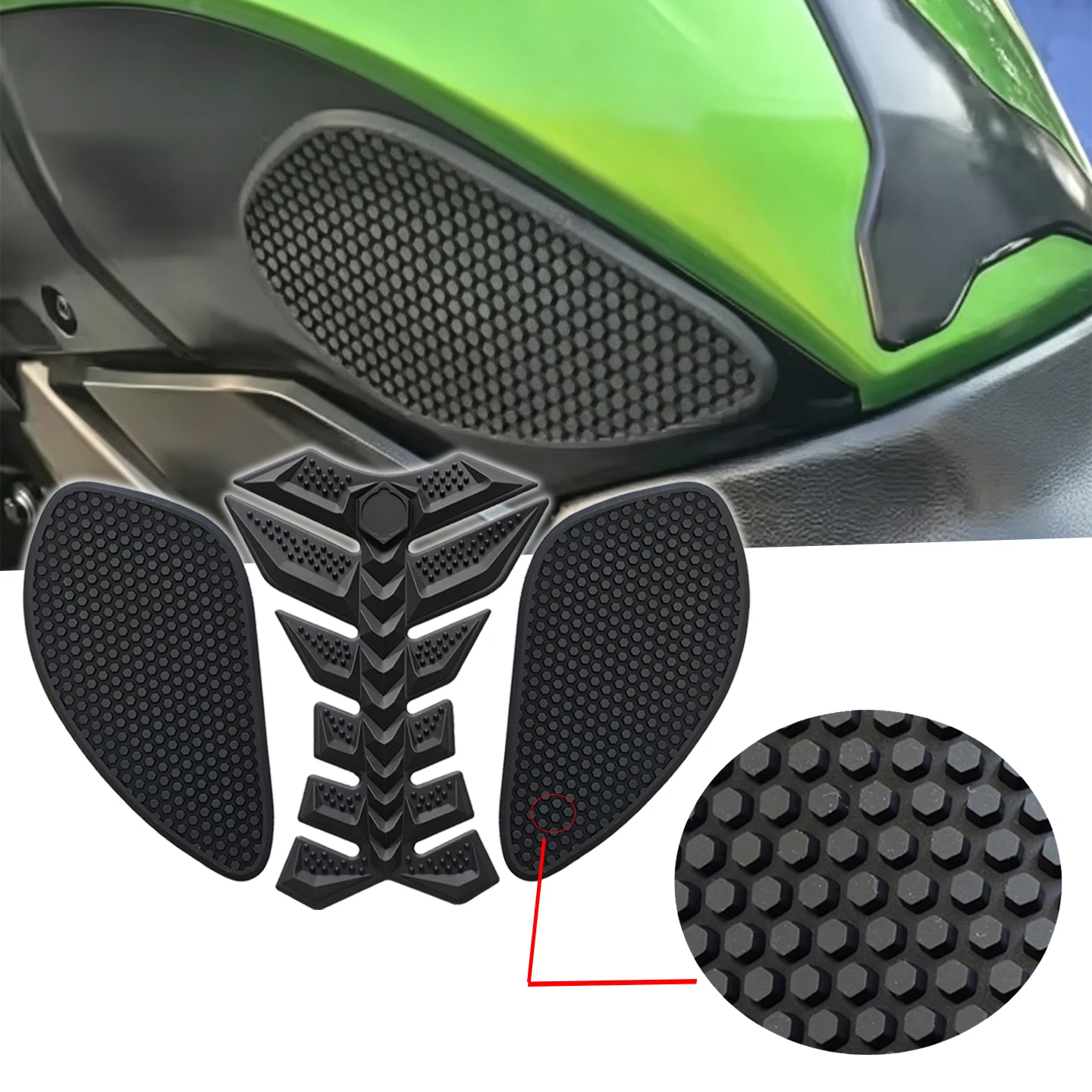 

For R1200RS R1200R K1200S/R R1200ST/S Motorcycle Stickers Tank Traction Pads Rubber Side Pads Tank Knee Pad Fuel Tank Protector