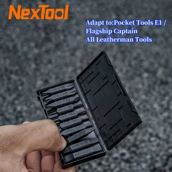 Nextool 20 tipos de kit de acessórios de broca hexagonal conjunto de chave de fenda para ferramentas de bolso nextool e1 carro-chefe capitão ferramentas manuais multi-ferramenta