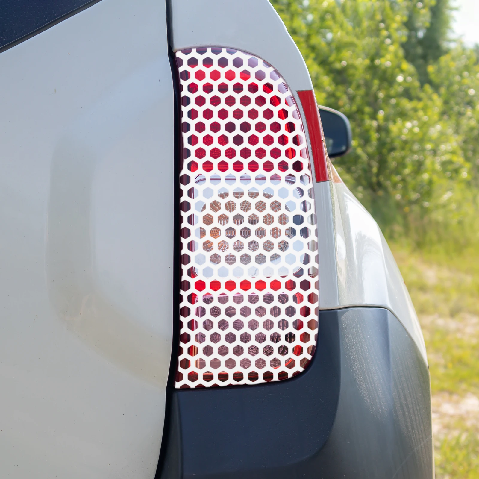 

Tail Sticker Honeycomb Design Pvc Car Sticker Decal Decal For Auto Rear Lamp Exterior Decor Car Stickers Decals