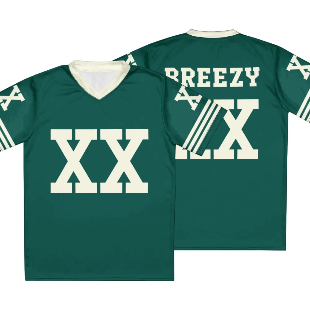 كريس براون بريزي باول XX جولة 2025 قميص الرجال النساء ملابس رياضية جيرسي الخامس الرقبة الملابس y2k أفضل 2025 تيشيرت صيفي