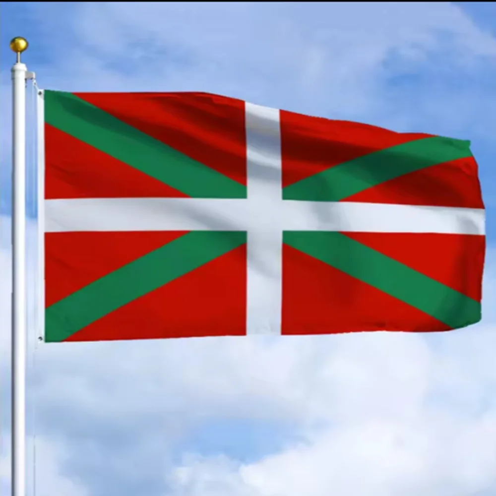 

Basque Country Flag 3x5ft 2x3ft Basque Polyester Banner for Outdoor Indoor, Euskal Herria Wall Garden Decor