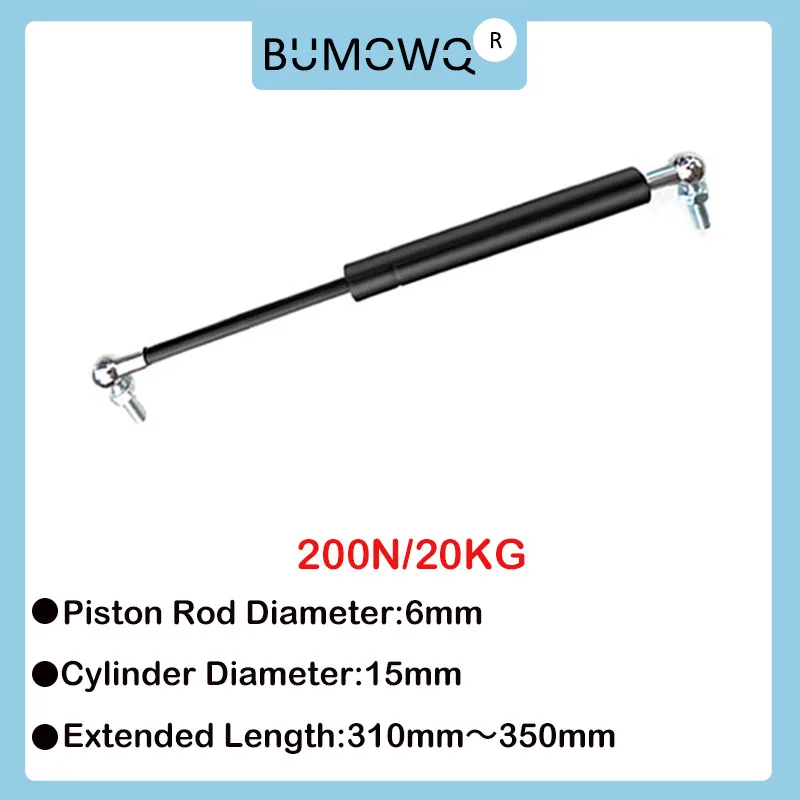 

1PC 310mm-350mm 20kg/200N Car Gas Strut Bars Furniture Strut Bar Universal Gas Shock Absorber Hydraulic Lift Kitchen Cabinet