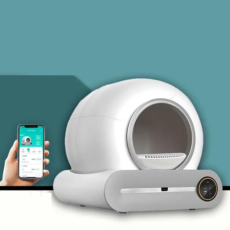 Inodoro automático para gatos con Wifi, autolimpieza, autolimpieza