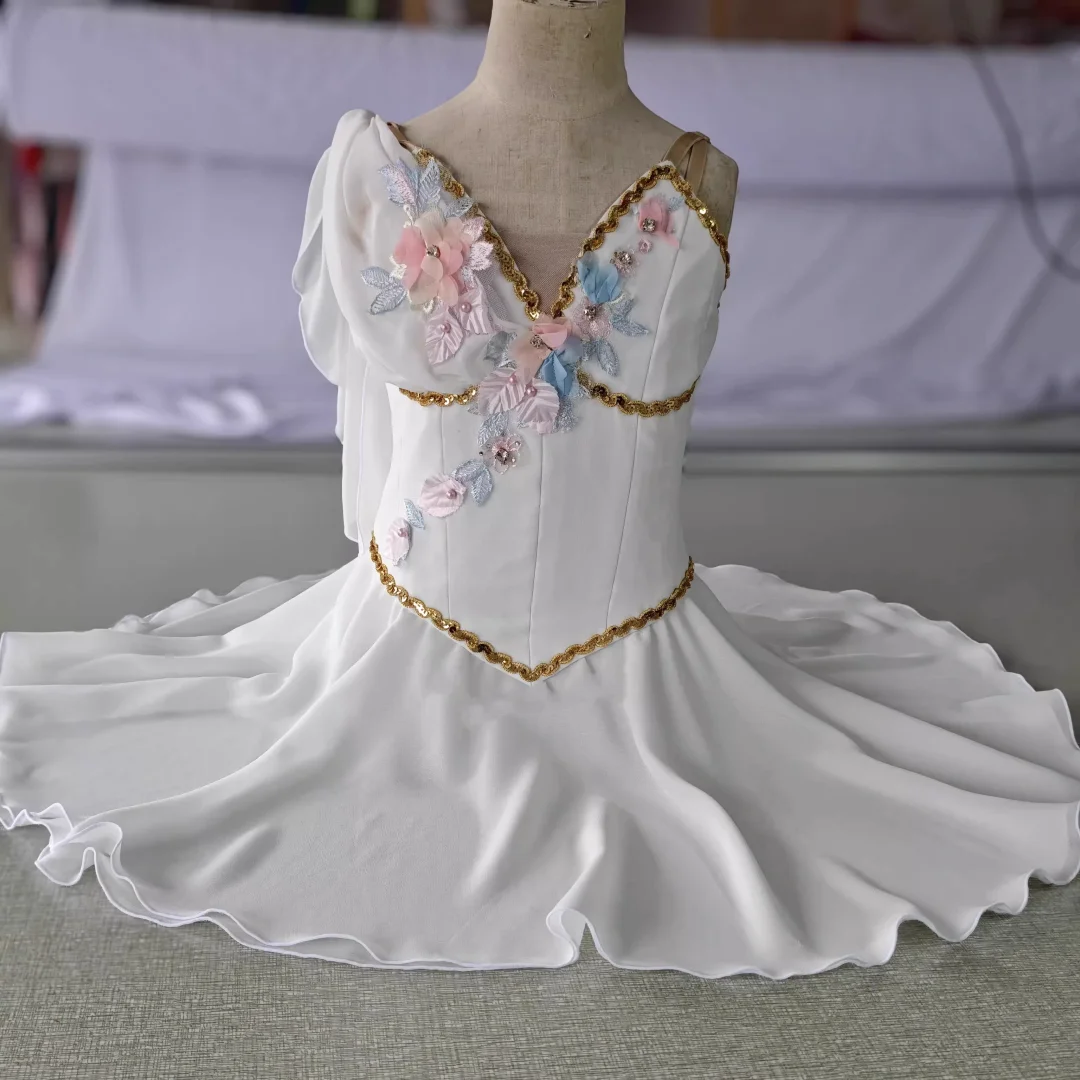 

Ballet Tutu Dress For Kids Girls Competition Artistic Skating Dress Ballroom Dance Clothes Classical Dance Modern Dance Costume