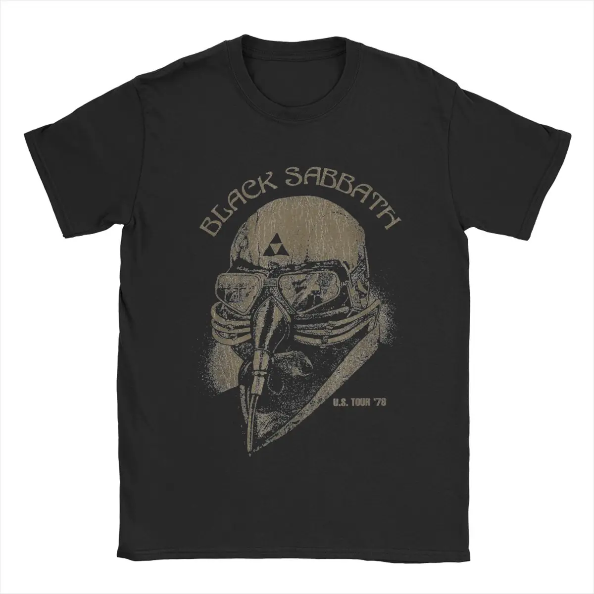 Schwarzes cooles Sabbaths T-Shirt für Herren, Neuheit, T-Shirts aus reiner Baumwolle, Rundhalsausschnitt, kurzärmelig, grafische Kleidung