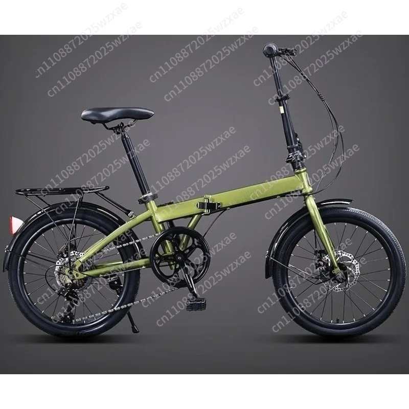 Folding bicycle variable speed adult men and women portable commuting 20 inch transportation free installation small car