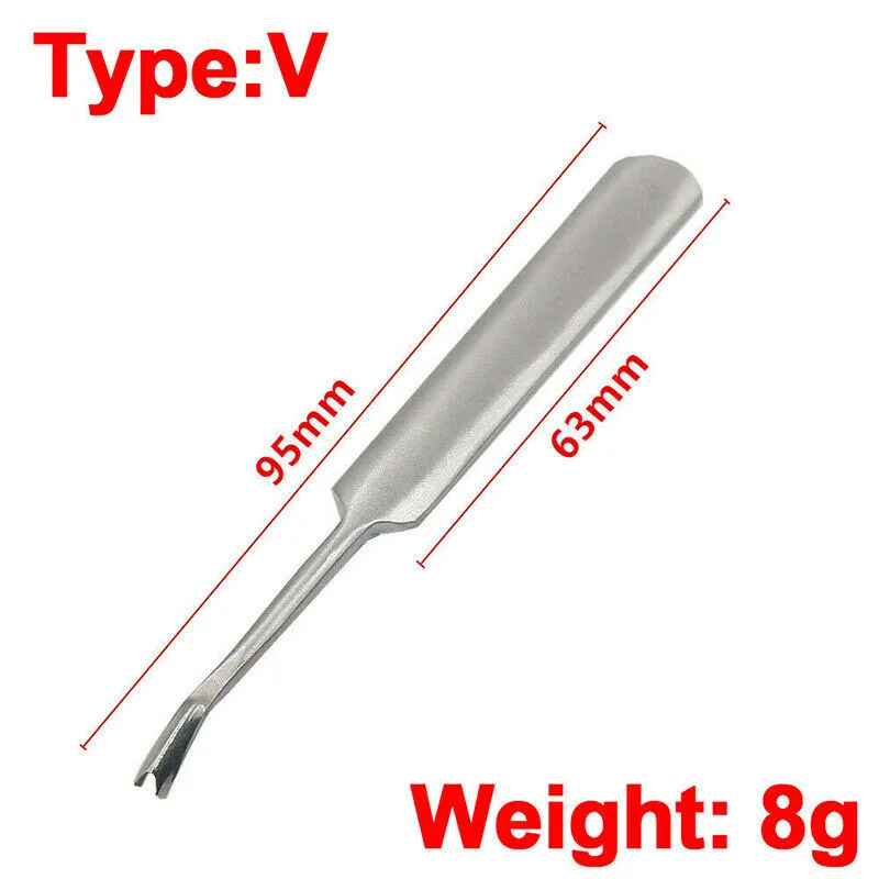 【Limited Offer】5Pcs U V Shaped Stitching Groover Skiving Beveler Leather Craft Leather DIY Tool Kit