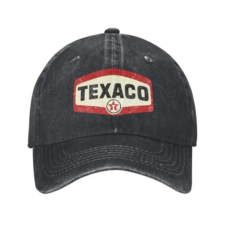 Custom Vintage Texaco Logo Baseball Cap for Men Women Adjustable Adult Cotton Dad Hat Spring Snapback Caps