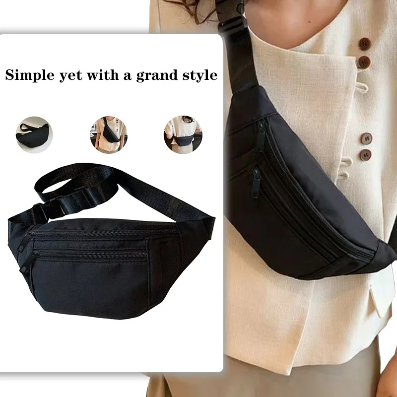 

Neutral style backpack for men and women, black in color, suitable for traveling and shopping, crossbody bag