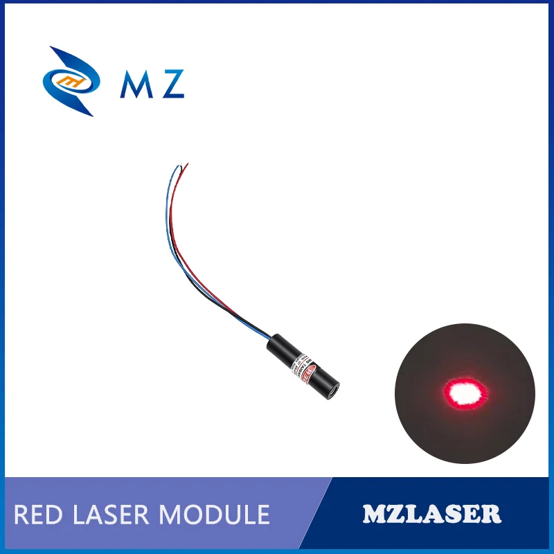 New Compact 635nm Red Dot TTL Laser Diode Module D8mm 3V 0.5mW 1mW 5mW 10mW Industrial Grade for Woodworking Machinery Parts