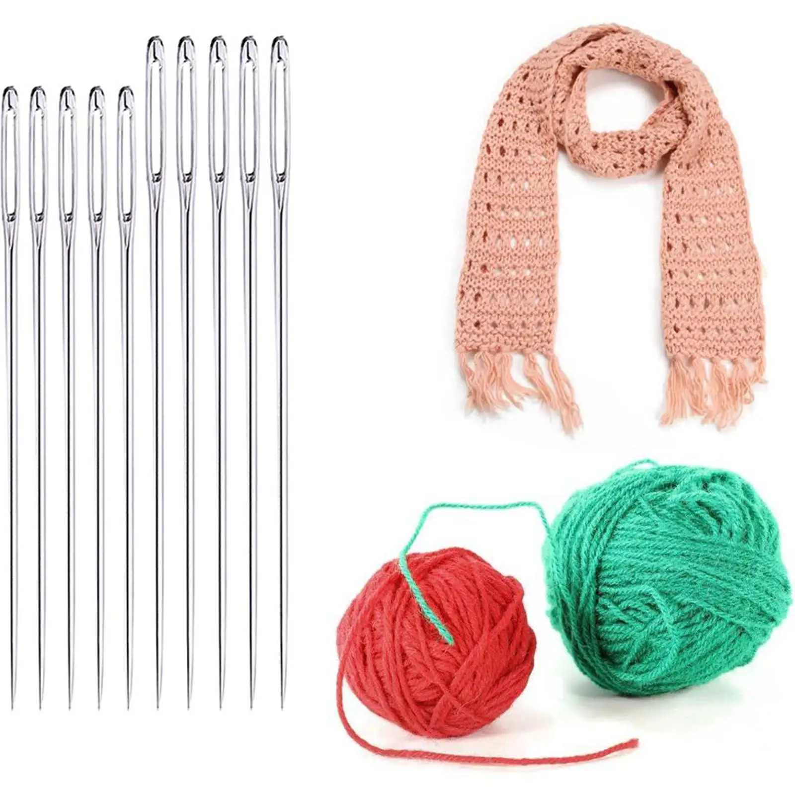 25pcs Stainless Steel Sewing Needles Home Threading Embroidery Stitching Tools image 5