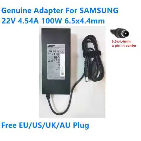 Genuine A10024_EPN 22V 4.54A 100W A10024-EPN A10024S-EPN Power Supply AC Adapter For SAMSUNG S34E790C LS34E790 Monitor Charger