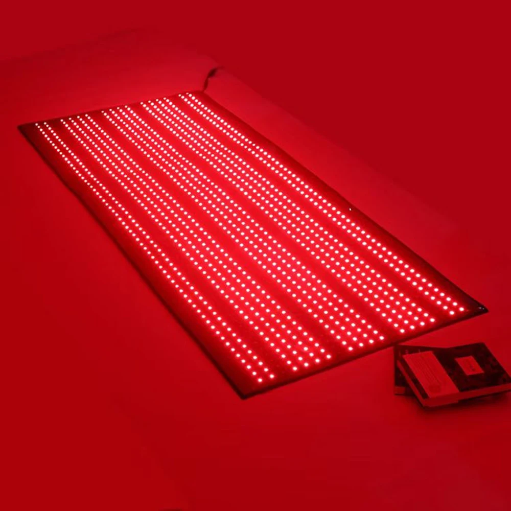 Hot Selling 660nm 880nm Panel Light 1260 Pcs LED Red Light Infrared Therapy Device Mat For Whole Body Relax Pain Relieve