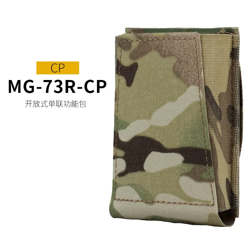 Single MOLLE Tactical Pouch For 5.56/7.62 Mag Storage Hunting Bag Camouflage Open Top Multi Purpose Utility Bag