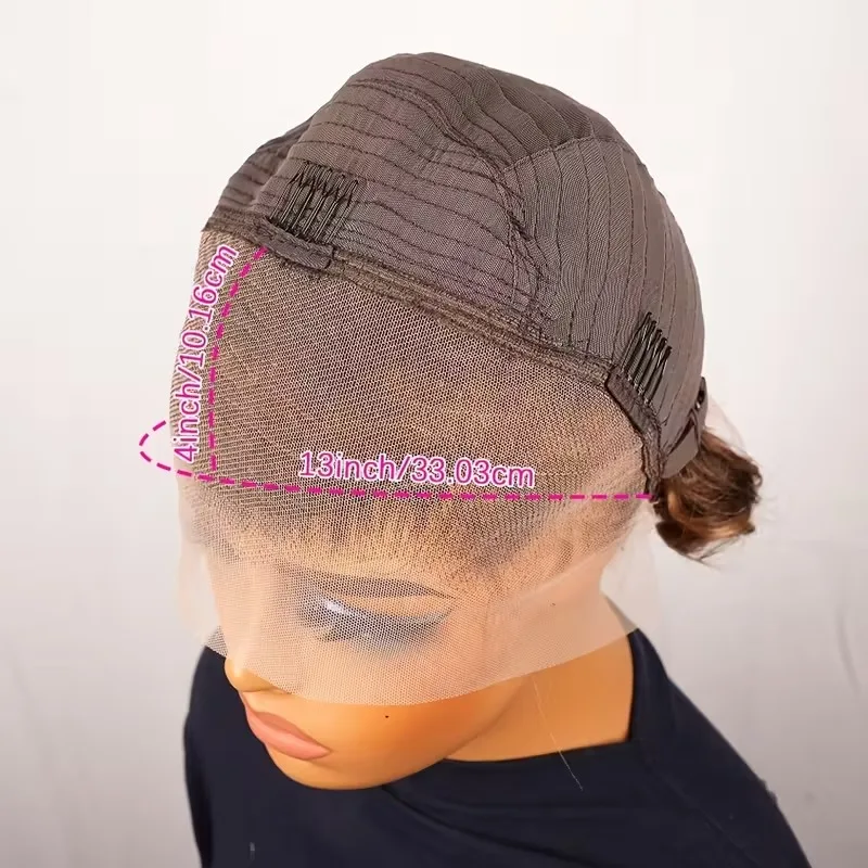 Women's Short Curly Pixie Lace Front Wig