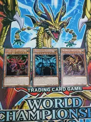 3Pcs Yugioh Konami SPEED DUEL SBCB-EN201-203 Egyptian Gods Slifer the Sky Dragon RA Obelisk SCR Secret English TCG Mint Card