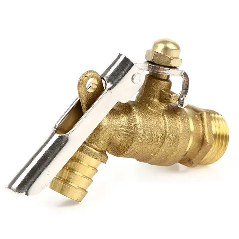 BOFO Outdoor Garden Brass Faucet Anti-Freeze Water Tap For Public Places Lockable Preventing Water Tank Overflow Theft