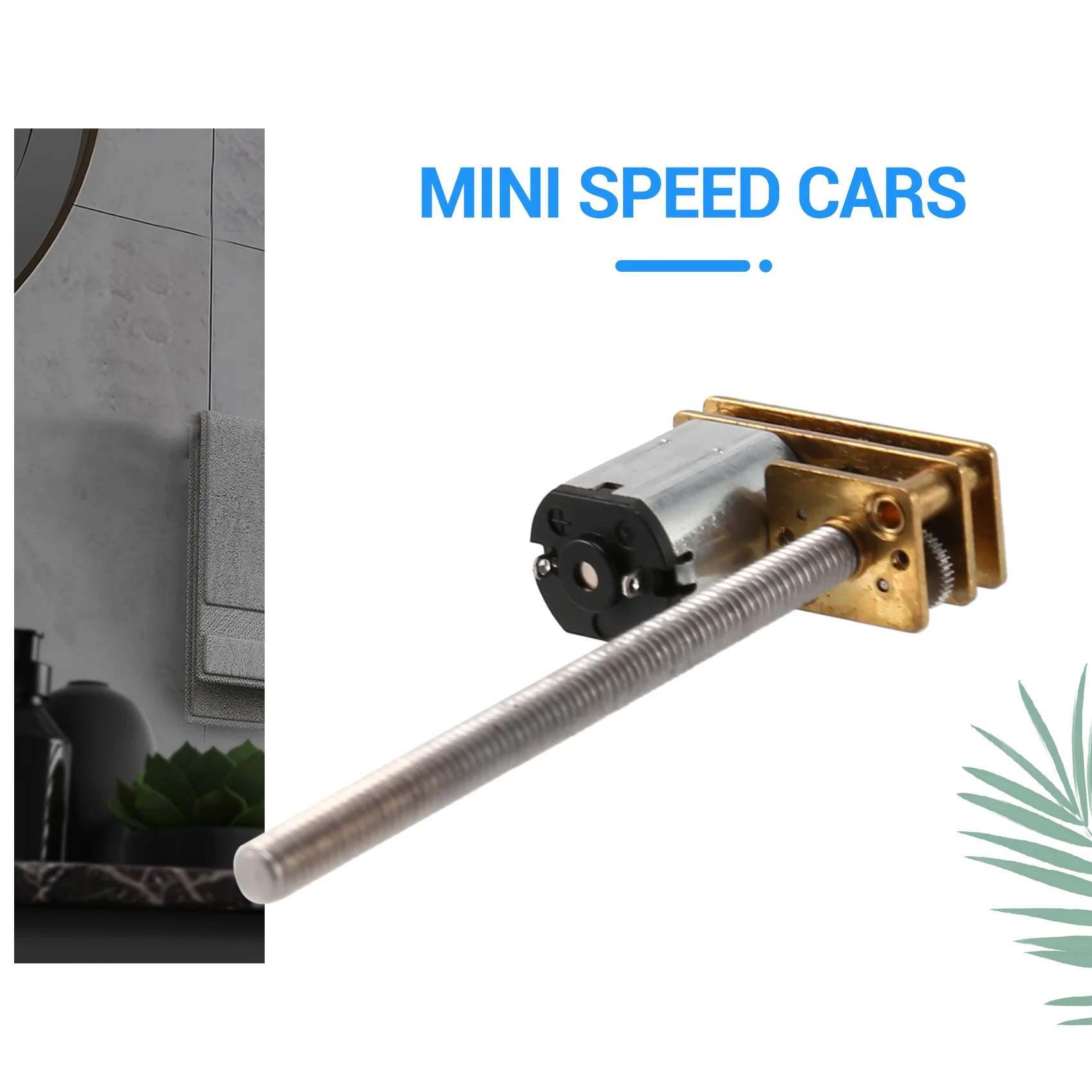 

Gear Motor 12V Gear Motor 1024GA20 Thread Flip N20 Gear Motor (12V)