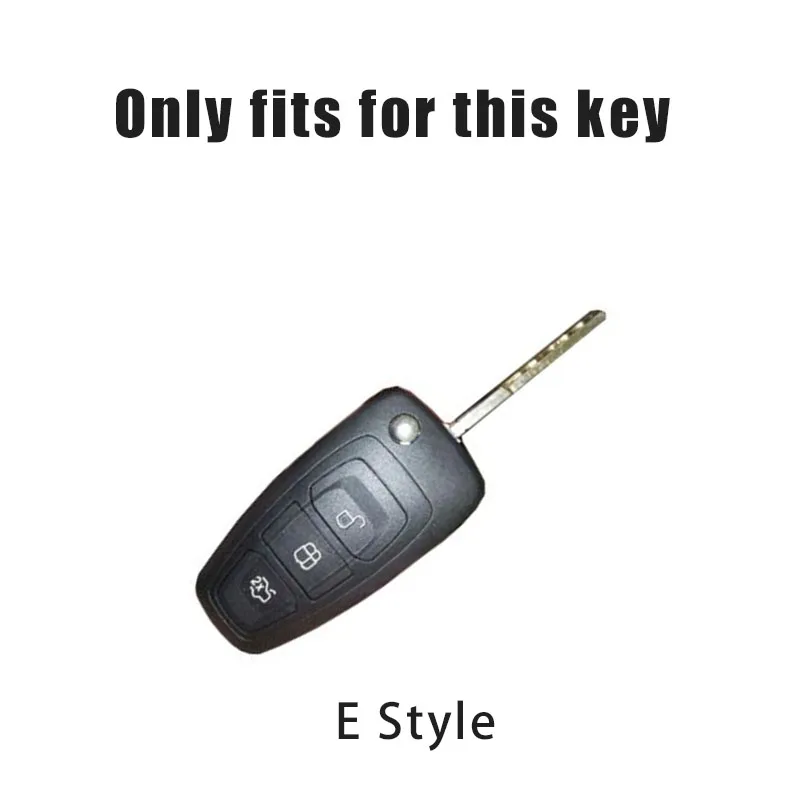 Car Key Case Cover For Ford Ranger C-Max S-Max Focus Galaxy Mondeo Transit Tourneo Custom Auto Key Holder keychain Accessories