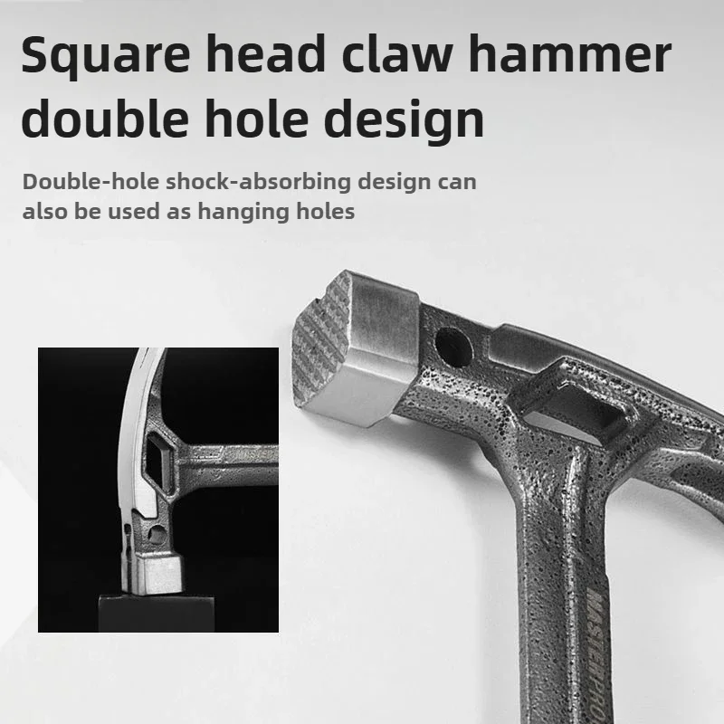 Multifunctional Claw Hammer Professional Magnetic Carpenter Hammers Carbon Steel Camping Hammer Woodworking Tools Self-defense