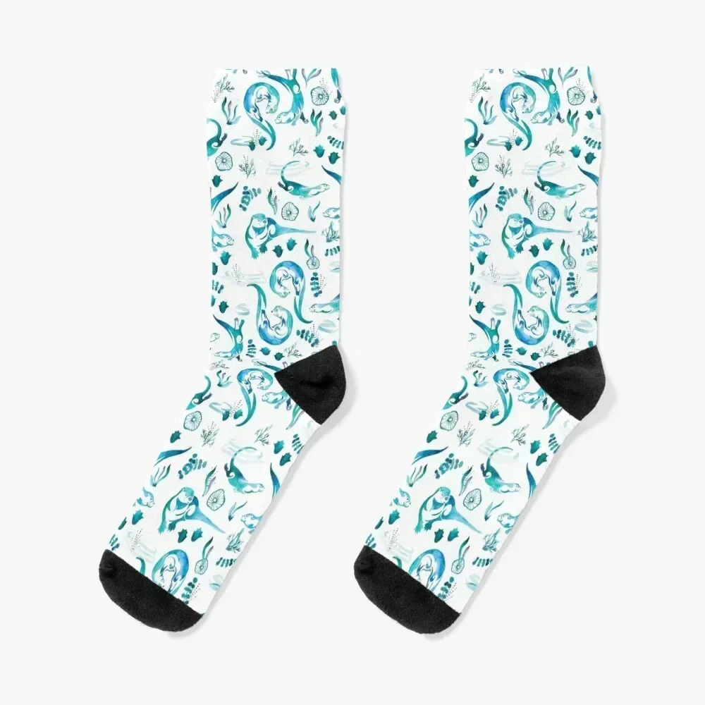 Otterly Adorable Socks funny gift Running Socks Ladies Men's