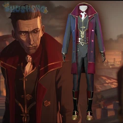 IN STOCK Silco Arcane Cosplay Arcane:League of Legends Silco costume Carnival Party Men Women Uniform Accessories Prop Set