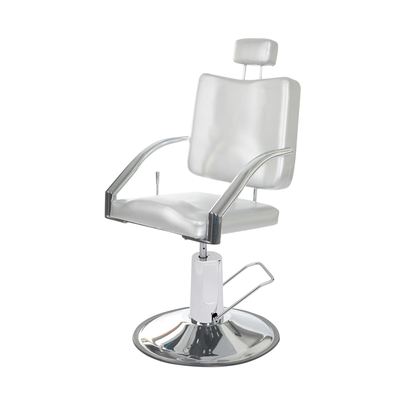 Barber Chair Hydraulic Pump 4 Screw Pattern 440lbs Capacity Chair Replacement Adjustable Height Beauty Equipment for Salon