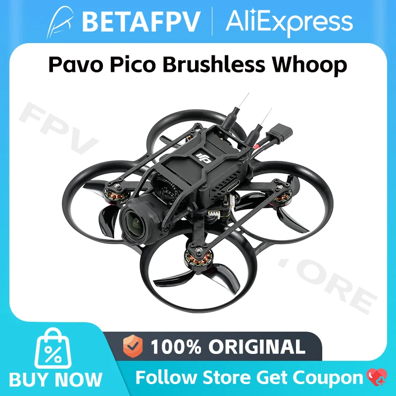 BETAFPV بافو بيكو بدون فرش Whoop كوادكوبتر DJI O3 VTX Gemfan 45mm-3B مراوح F4 1S 12A AIO FC V3