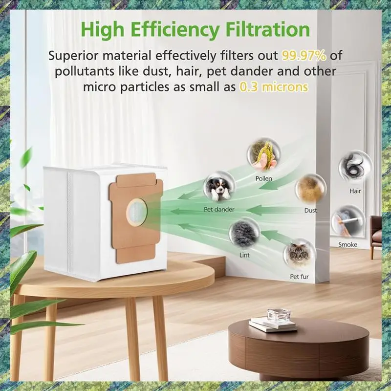 

Мешки для пыли Nana для робота-пылесоса Irobot Roomba Vacuum 2 Q0520, сменные вакуумные мешки большой емкости 2,8 л