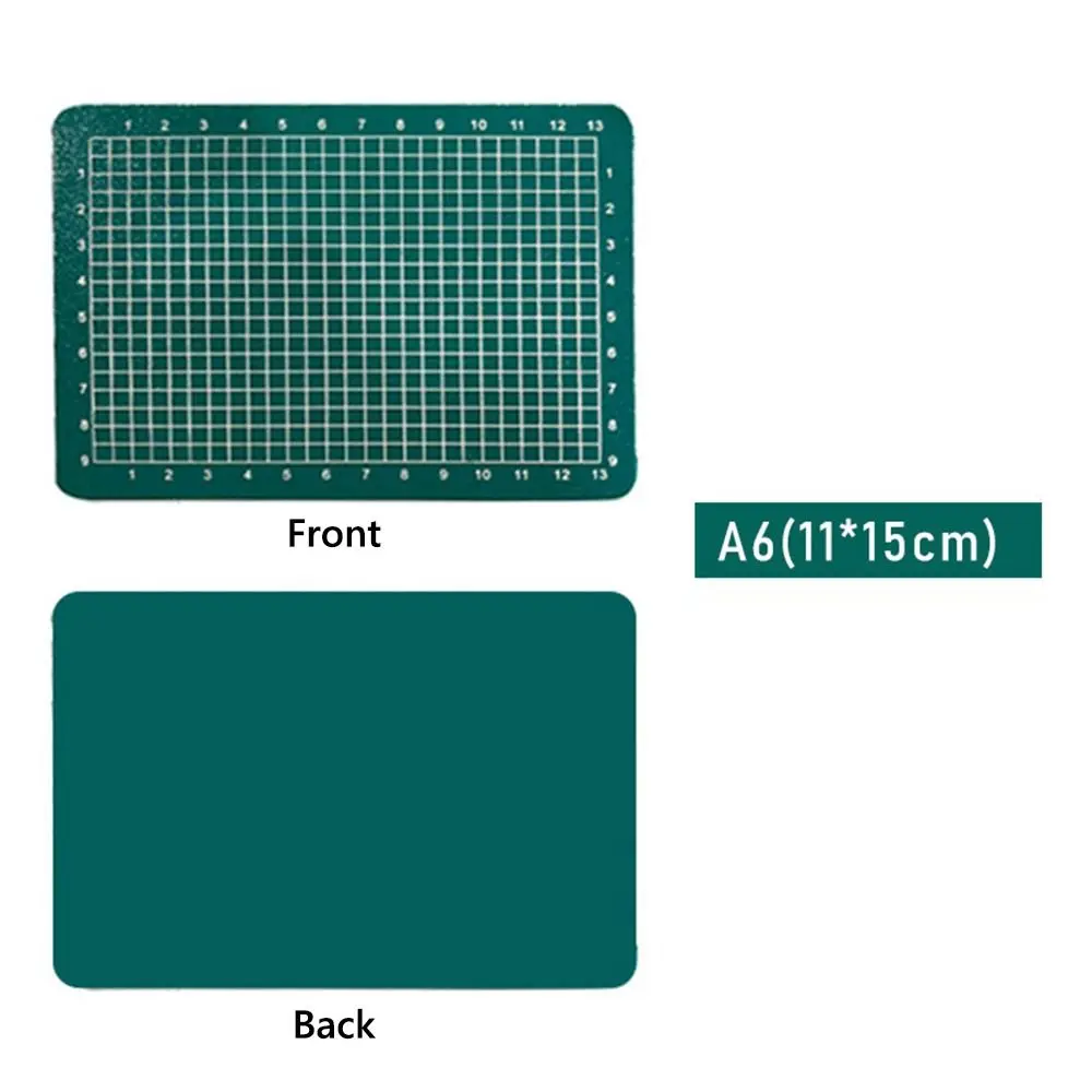 Almohadilla de corte de papel de PVC duradera A1/A2/A3/A4/A5/A6, tabla de cortar de doble cara, estera de corte de línea de rejilla Manual, tallado de arte DIY