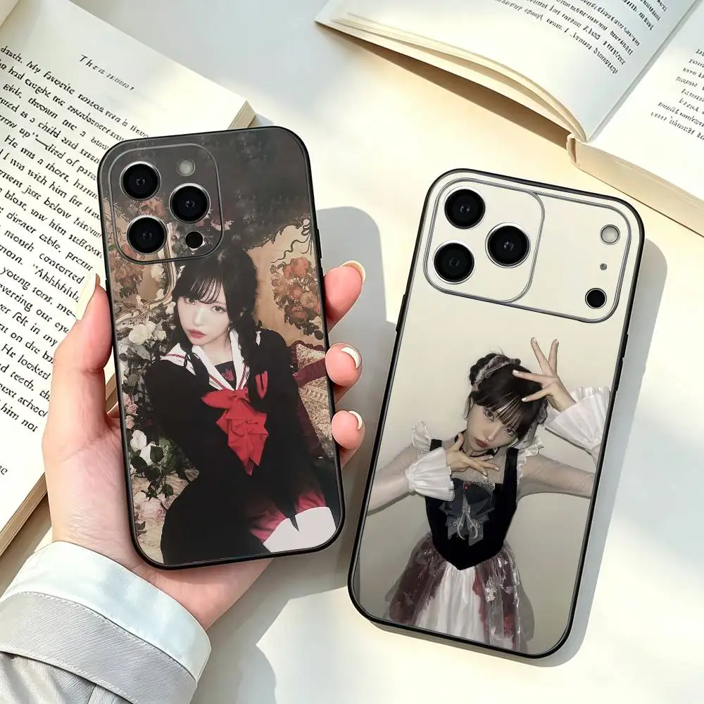 Чехол для телефона Phantom S-Siita Otomodachi для iPhone 17,16,15,14,13,12,11 Plus, Pro Max, XS, мягкий силиконовый черный чехол