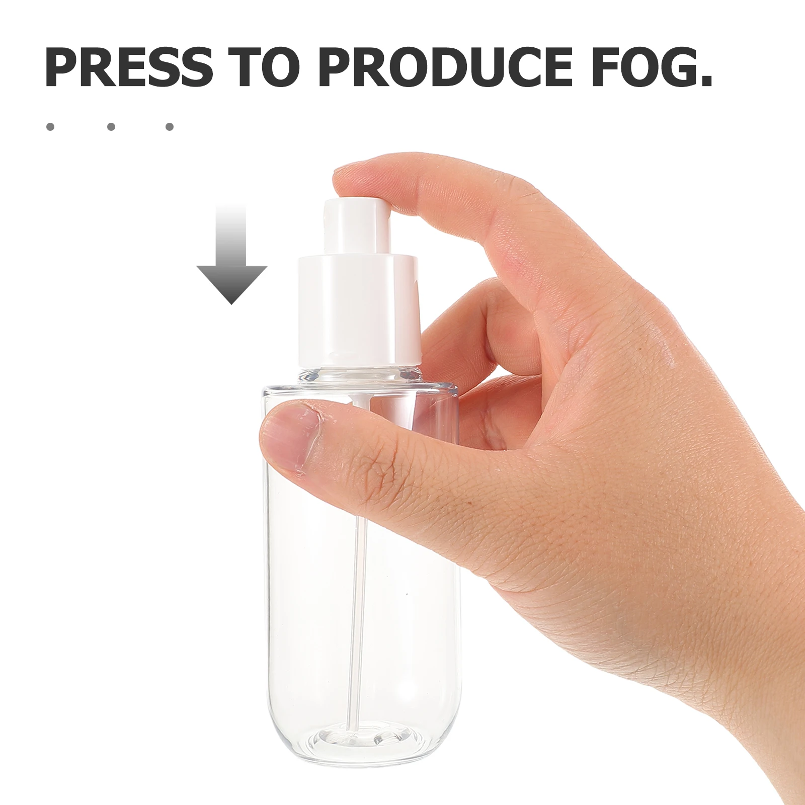 2Pcs Refillable Moisturizing Spray Bottles 100Ml Pet Fine Mist Travel Container for Skincare Hydration Daily Use